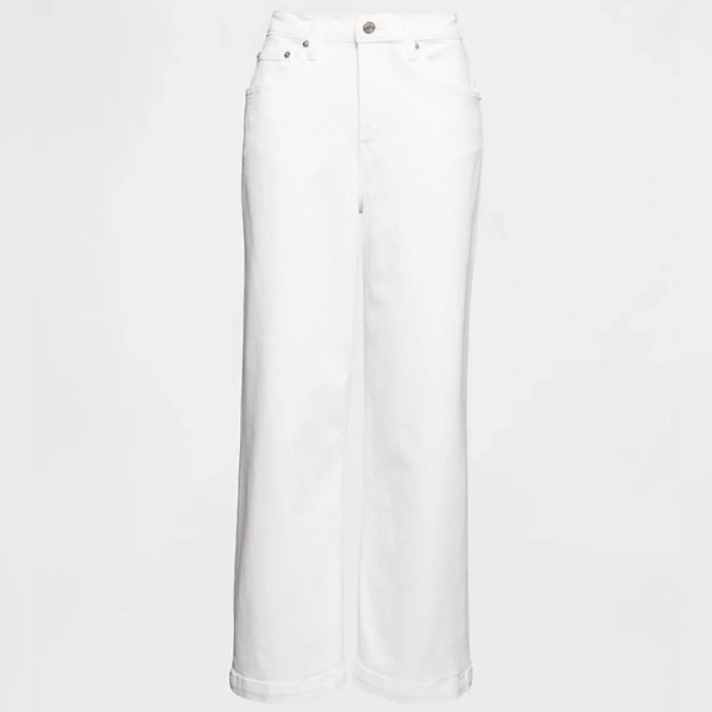 High Rise Stride Wide-Leg Ankle Jeans - Picture 1 of 7